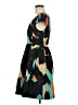 Moulinette Soeurs 100% Polyester Print Black Casual Dress Size 6 - photo 5