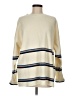 Lillusory Stripes Ivory Pullover Sweater Size M - photo 1