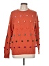 Jodifl Polka Dots Orange Pullover Sweater Size L - photo 1