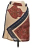 Leifnotes 100% Viscose Paisley Tan Casual Skirt Size 2 - photo 2