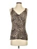 212 Collection Brown Sleeveless Top Size XS - photo 1