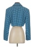 Zara Checkered-gingham Blue Blazer Size S - photo 2