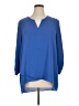 Jones Studio Blue 3/4 Sleeve Blouse Size XL - photo 1