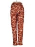 Shein Graphic Brown Casual Pants Size 4 - photo 2