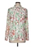 Tommy Hilfiger 100% Polyester Floral Green Long Sleeve Blouse Size M - photo 1