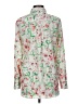 Tommy Hilfiger 100% Polyester Floral Green Long Sleeve Blouse Size M - photo 2