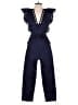 Rebecca Taylor Solid Blue Jumpsuit Size 4 - photo 1