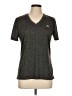 Adidas 100% Polyester Gray Active T-Shirt Size L - photo 1