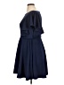 Unbranded Solid Blue Casual Dress Size XL - photo 5