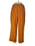 Ella by Rafaella 100% Polyester Solid Orange Casual Pants Size L - photo 2