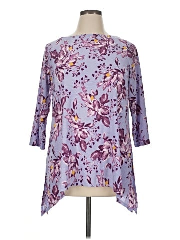 JM Collection 3/4 Sleeve Blouse (view 1)