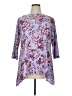 JM Collection Purple 3/4 Sleeve Blouse Size 0X - photo 1