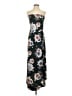 Maurices Floral Black Casual Dress Size S - photo 1