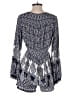 A'gaci 100% Rayon Paisley Blue Romper Size XL - photo 2
