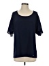 MICHAEL Michael Kors Blue Short Sleeve Blouse Size S - photo 1