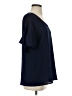 MICHAEL Michael Kors Blue Short Sleeve Blouse Size S - photo 4