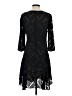 Donna Morgan Argyle Black Cocktail Dress Size 2 - photo 2