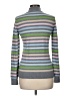 Golfino Stripes Gray Turtleneck Sweater Size 6 - photo 2