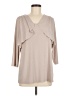 Simonton Says Tan 3/4 Sleeve Blouse Size M - photo 1