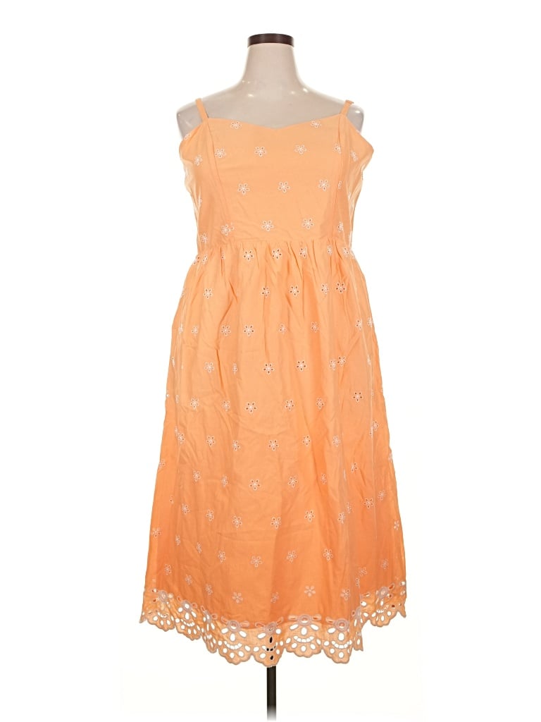 Old Navy Casual Dress In Orange