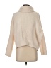 She + Sky 100% Polyester Ivory Turtleneck Sweater Size S - photo 1
