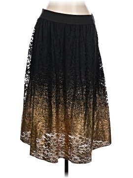 Jupe LuLaRoe Madison Taille S, Noire Avec Accents Triangle Rose Et Jaune