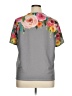 Shein Curve 100% Polyester Gray Short Sleeve Top Size 1X - photo 2