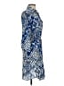 CAbi Print Blue Cocktail Dress Size XS - photo 4
