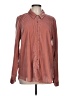 Mystree 100% Polyester Metallic Brown Long Sleeve Blouse Size L - photo 1