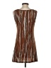 Logo Layers Brown Sleeveless Top Size S - photo 2