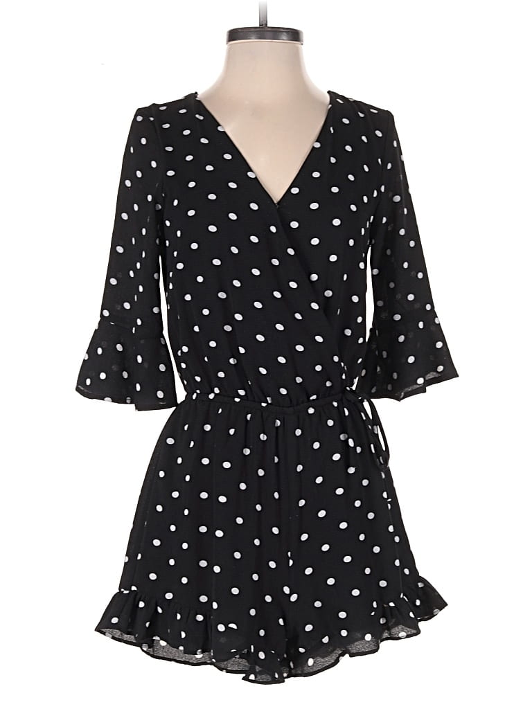 Pre-owned One Clothing Romper In Black