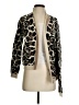 Line & Dot Animal Print Brown Cardigan Size S - photo 1