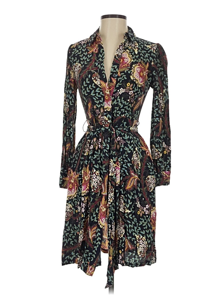 Pre-owned Ann Taylor Loft Casual Dress In Black