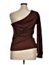 Just Brown Long Sleeve Top Size L - photo 2