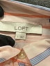 Ann Taylor LOFT Stripes Orange Long Sleeve Button-Down Shirt Size S - photo 7