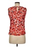 Milano 100% Polyester Red Sleeveless Blouse Size M - photo 2