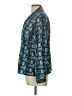 Elementz 100% Polyester Print Teal Long Sleeve Blouse Size L - photo 5