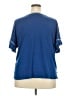 Max Studio Blue Short Sleeve Top Size 2X - photo 2