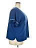 Max Studio Blue Short Sleeve Top Size 2X - photo 4
