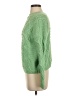 Topshop Solid Green Pullover Sweater Size 4 - photo 5