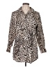 Chico's 100% Cotton Animal Print Tan Long Sleeve Blouse Size Lg (2) - photo 1