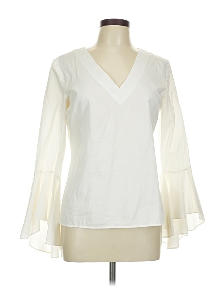 Pre-owned Vero Moda Long Sleeve Blouse In White