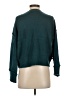 Double Zero Solid Teal Pullover Sweater Size S - photo 2