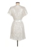 Unbranded Metallic Silver Cocktail Dress Size M (estimated) - photo 2
