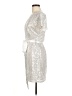 Unbranded Metallic Silver Cocktail Dress Size M (estimated) - photo 5