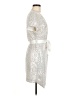 Unbranded Metallic Silver Cocktail Dress Size M (estimated) - photo 4