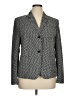 Joe Fresh 100% Polyester Houndstooth Gray Blazer Size 14 - photo 1