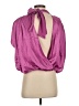 Entro 100% Polyester Purple 3/4 Sleeve Blouse Size S - photo 2
