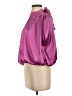 Entro 100% Polyester Purple 3/4 Sleeve Blouse Size S - photo 5