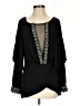 Assorted Brands Black Long Sleeve Blouse Size S (estimated) - photo 1